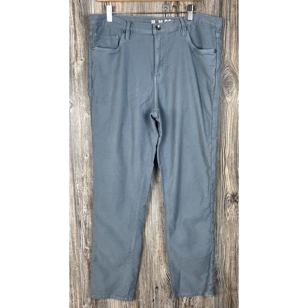 DEVIL DOG 36x30 Slim Fit Chinos Trousers Mens Blue‎ Pants Casual Stretch